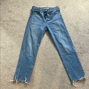 Levi's Wedgie Ankle Length Straight Leg Jeans